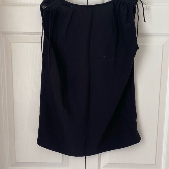 J. Crew Factory Shoulder-tie cami top Black Size 2 - Picture 4 of 6